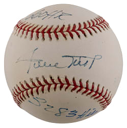 Willie Mays Single-Signed ONL/Coleman Baseball with "660 HR" & "3283 Hits" Inscriptions - Steiner Certified