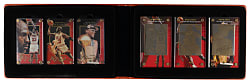 1997 Upper Deck Michael Jordan 24k Gold Limited Edition (6) Card Set in Album with Original Box