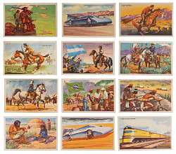 1940s-1950s Gordon Bread & Robbins Educational Pictures Collection (160+) with Several Complete, Near & Partial Sets