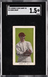 1911 E94 George Close Candy Co. Eddie Grant SGC FAIR 1.5