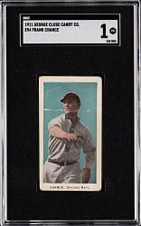 1911 E94 George Close Candy Co. Frank Chance SGC POOR 1