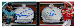 2024 Topps Tribute Tandems Autographs Ken Griffey Jr. & Mike Trout #/25 Booklet - Griffey Jersey Number!