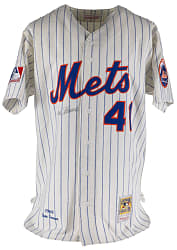 Tom Seaver Signed Mitchell & Ness Cooperstown Collection 1969 New York Mets Retro Home Jersey - Steiner COA