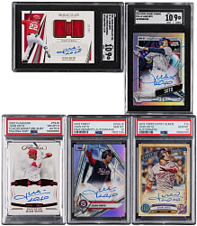 2019-2022 Juan Soto Graded Certified Autograph Collection (5) with Finest & Immaculate