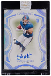 2025 Panini Flawless Football Rookie Frame Signatures Cam Skattebo #/20