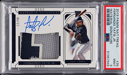2019 National Treasures Material Signature #35 Fernando Tatis Jr. Rookie #/99 PSA MINT 9