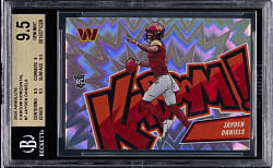 2024 Absolute Kaboom #7 Jayden Daniels Horizontal Rookie BGS GEM MINT 9.5