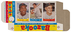 1960 Bazooka Complete Box with Orlando Cepeda