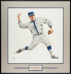 Walter Johnson Original Watercolor Artwork by Mike Mallet
