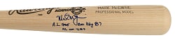 Mark McGwire Signed Limited-Edition Bat with "A.L. Home Run King 87" Inscription - JSA