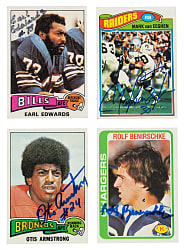 Signed 1975-1978 Topps Football Card Collection (108)