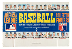 1969 Transogram American League Sales Display with Mickey Mantle, Al Kaline, and Carl Yastrzemski