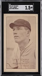 1921 Tip Top Bread Baltimore Orioles Lefty Grove Pre-Rookie SGC FAIR 1.5 - Newly Discovered!