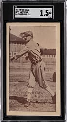 1921 Tip Top Bread Baltimore Orioles Lefty Matthews SGC FAIR 1.5 - Newly Discovered!