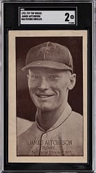 1921 Tip Top Bread Baltimore Orioles James Aitcheson SGC GOOD 2 - Newly Discovered!