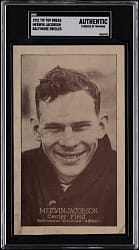 1921 Tip Top Bread Baltimore Orioles Merwin Jacobson SGC Authentic - Newly Discovered!
