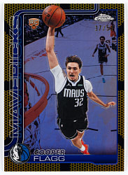 2025-2026 Topps Chrome Update Basketball #151 Cooper Flagg Gold Refractor Rookie #37/50