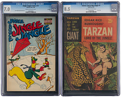 1930s-1990s Comic Balance of Collection Bundle (100+) with Mandrake, Tarzan & Lone Ranger