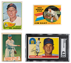 1953-1969 Topps Washington Senators Collection (190) with 1955 Topps Harmon Killebrew Rookie SGC VG/EX+ 4.5