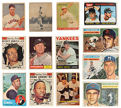1922-1973 Vintage Baseball Collection (27) with (16) Hall of Famers Including (4) Mickey Mantle