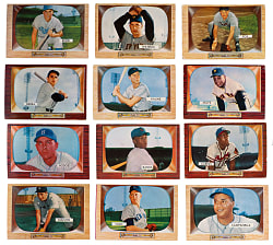 1955 Bowman Near Complete Set (319/320) Plus (2) Variations - (321) Total Cards