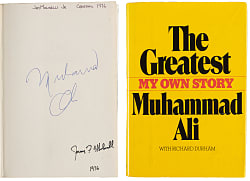 1979 Muhammad Ali  "The Greatest, My Own Story" Period Signed Hardback Book with Full JSA LOA