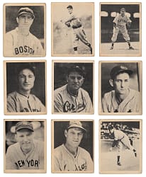 1939 Play Ball Starter Set (65) with (7) Hall of Famers