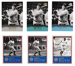 2000 Upper Deck Master Collection & 2008 UD Premier Babe Ruth Serially Numbered Collection (48)