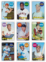 1969 Topps Complete Set (664) with Clean #533 Nolan Ryan