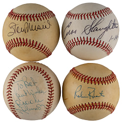 Hall of Fame & Star Single-Signed ONL/OAL Feeney/MacPhail Baseballs (16)  - All Individually Certed