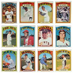 1972 Topps Partial Set (621/787) with Several Key Cards