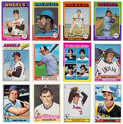 1975-1982 Topps & Traded Complete/Near Set Collection (7) - (2,899 Total Cards) with 1982 Topps Traded #98 Cal Ripken Rookie