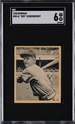 1948 Bowman #38 Red Schoendienst Rookie SGC EX/NM 6