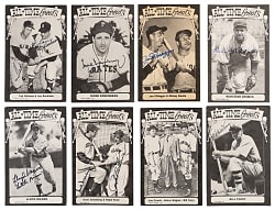 1973-1980 TCMA All-Time Greats Signed Postcard Collection (31) with (34) Total Signatures