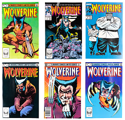 1980s Marvel/DC Comic Book Treasure Chest Bundle (128) with Frank Miller Wolverine Set & Batman