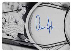 2018 Topps Tribute Aaron Judge Signed #1/1 Black Printing Plate