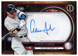 2020 Topps Tribute Aaron Judge Certified Autograph Red Parallel #06/10