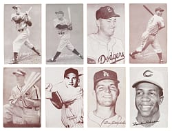 1947-1966 Exhibits Collection (200+) with (30+) Hall of Famers