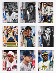 2020 Topps Legends Variations Near Complete Set (54/58)
