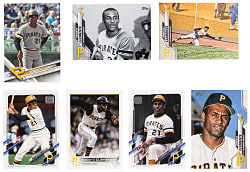 2017-2022 Topps Roberto Clemente Super Shortprint (SSP) Collection (7) Different