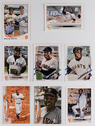 2013-2022 Topps Willie Mays Super Shortprint (SSP) Collection (8) Different