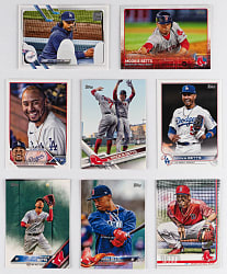 2015-2023 Topps Mookie Betts Super Shortprint (SSP) Collection (8) Different