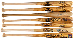 Boston Red Sox Signed Bat Collection (7) with (4) Carl Yastrzemski & Ted Williams