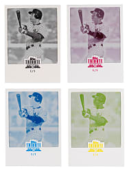 2013 Topps Tribute #25 Derek Jeter #1/1 Printing Plate Complete Set (4)