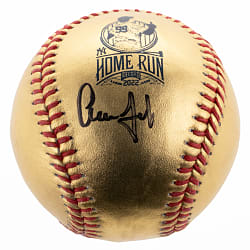 2022 Aaron Judge Signed Home Run Record Limited Edition (#64/99) Gold OML Baseball - Fanatics & MLB