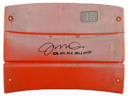 Joe Montana Signed & Inscribed Candlestick Park #16 Seat Back with Montana Signed Fanatics COA