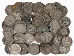 1893-2000 Quarter Collection (60) with (52) Barber/Standing Liberty/Washington Silver Coins