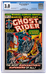 1972 Marvel Comics Marvel Spotlight #5 First Appearance of Ghost Rider - CGC 3.0