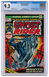 1973 Marvel Ghost Rider #1 - CGC 9.2