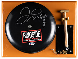 Floyd Mayweather Jr. Signed Ringside Boxing Ring Bell Display - Beckett Certified